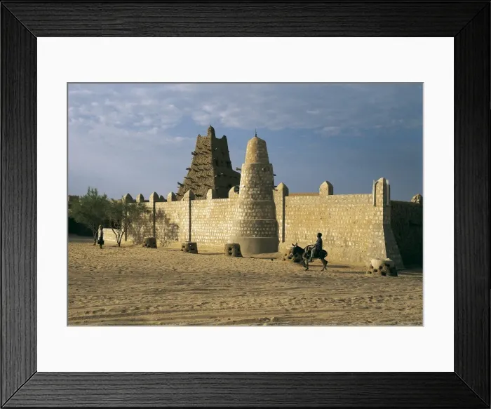 Framed Print : MALI. TIMBUKTU. Tombouctou. Djinguereber Mosque Framed Print : MALI. TIMBUKTU. Tombouctou. Djinguereber Mosque