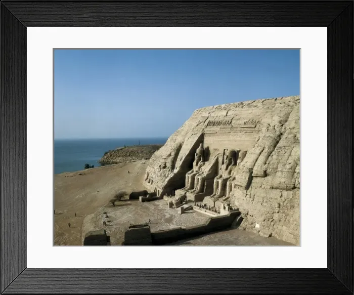 Framed Print : Great Temple of Rameses II. EGYPT. ASWAN. Abu Framed Print : Great Temple of Rameses II. EGYPT. ASWAN. Abu