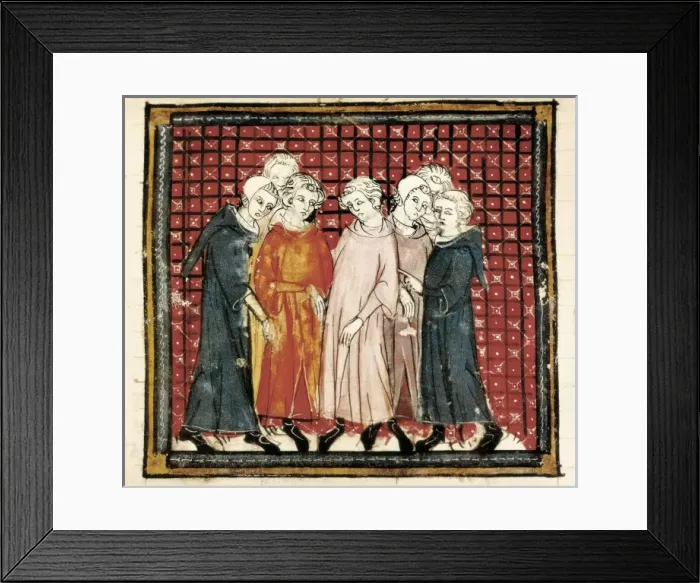 Framed Print : Illustration the The Great Chronicles of France Framed Print : Illustration the The Great Chronicles of France