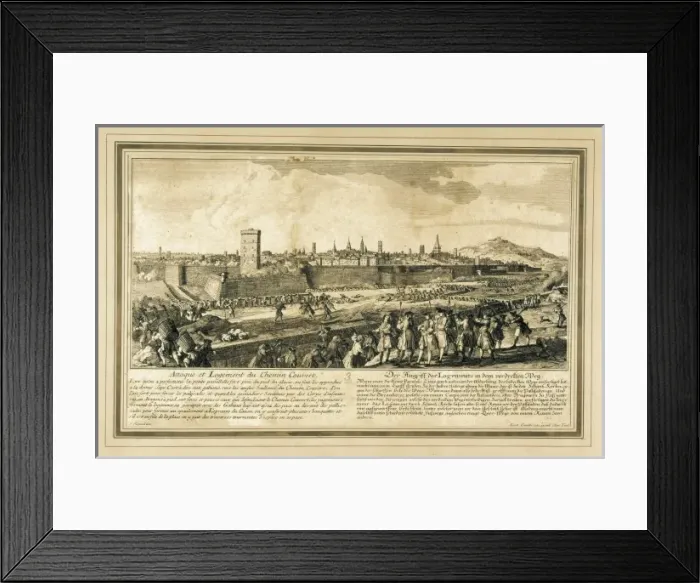 Framed Print : Spain. War of the Spanish Succession (1714) Framed Print : Spain. War of the Spanish Succession (1714)