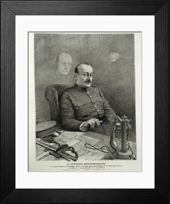 Framed Print : PRIMO DE RIVERA, Miguel (1870-1930). Spanish Framed Print : PRIMO DE RIVERA, Miguel (1870-1930). Spanish