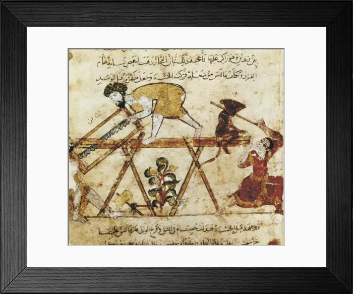 Framed Print : Yahya ibn Mahmud al-Wasiti; Al-Hariri of Basra Framed Print : Yahya ibn Mahmud al-Wasiti; Al-Hariri of Basra