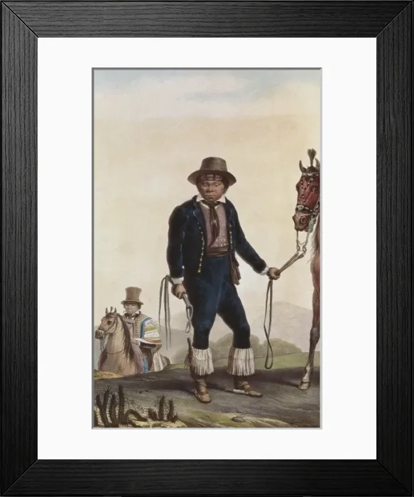 Framed Print : DEBRET, Jean Baptiste (1768-1848). A Colourful Framed Print : DEBRET, Jean Baptiste (1768-1848). A Colourful