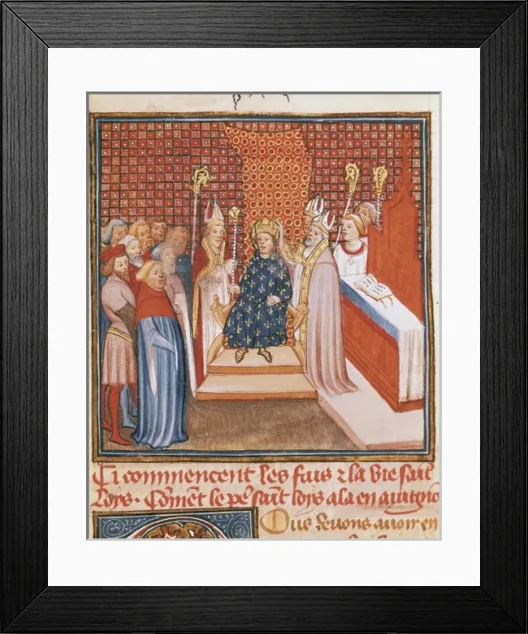 Framed Print : LOUIS IX, Saint Louis, of France (1214-1270) Framed Print : LOUIS IX, Saint Louis, of France (1214-1270)