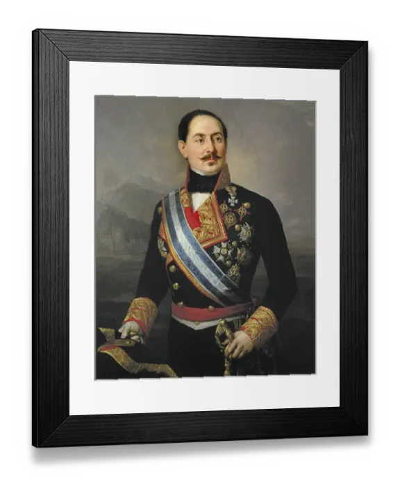Framed Print : SERRANO Y DOMINGUEZ, Francisco (1810-1885). Spanish Framed Print : SERRANO Y DOMINGUEZ, Francisco (1810-1885). Spanish