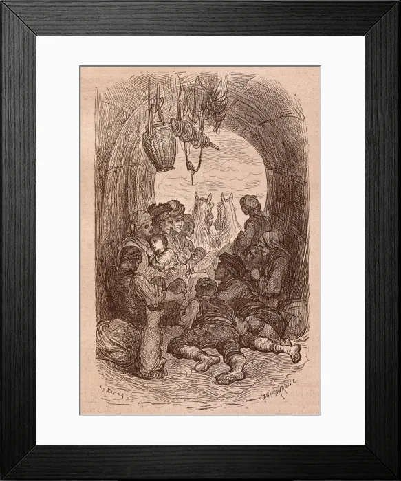 Framed Print : DAVILLIER, Jean Charles (1823 - 1883); Dore Framed Print : DAVILLIER, Jean Charles (1823 - 1883); Dore