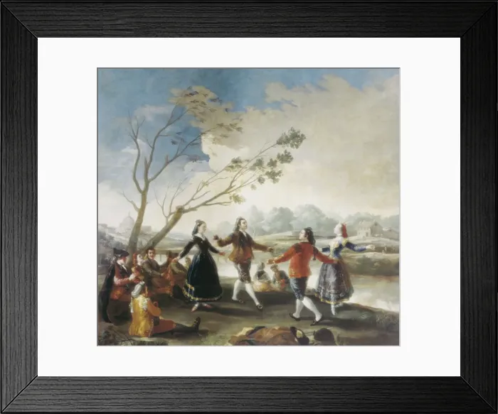 Framed Print : GOYA Y LUCIENTES, Francisco de (1746-1828). Dance