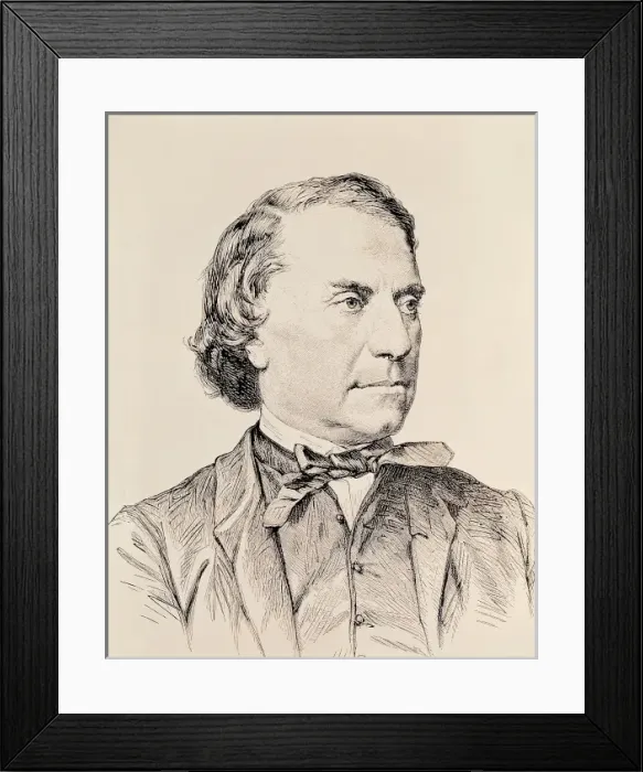 Framed Print : BLANC, Louis (1811-1882). French socialist politician Framed Print : BLANC, Louis (1811-1882). French socialist politician