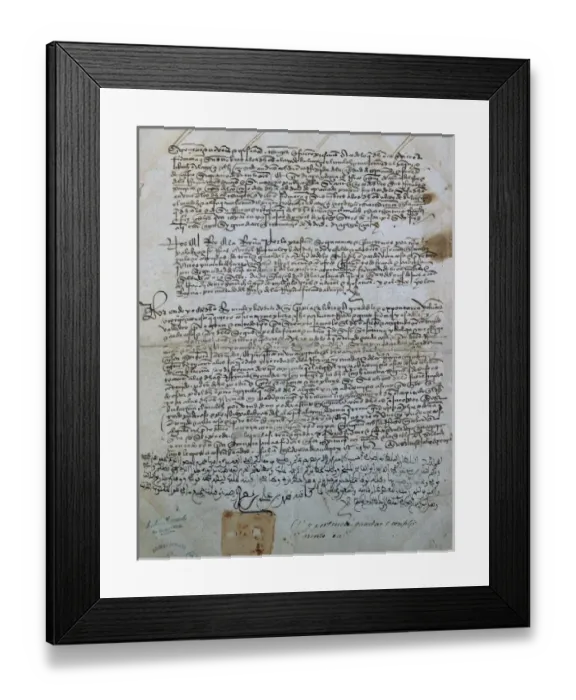 Framed Print : Spain (1492). Reconquest. Taking of Granada Framed Print : Spain (1492). Reconquest. Taking of Granada