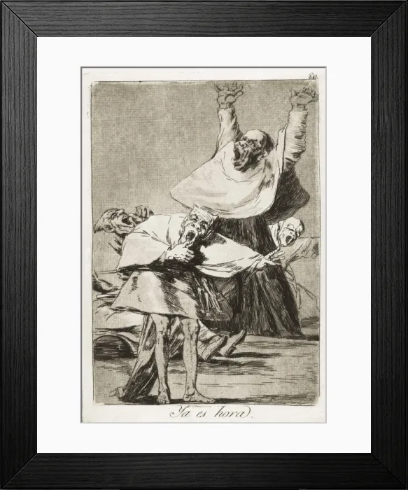 Framed Print : GOYA Y LUCIENTES, Francisco de (1746-1828). It Framed Print : GOYA Y LUCIENTES, Francisco de (1746-1828). It