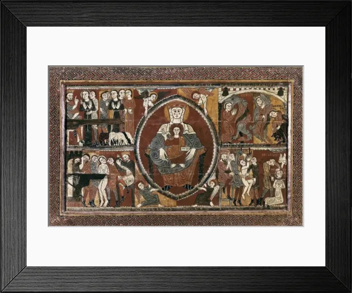 Framed Print : Altar frontal from Santa Margarida de Vilaseca Framed Print : Altar frontal from Santa Margarida de Vilaseca