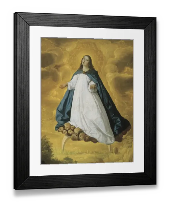 Framed Print : ZURBARAN, Francisco de (1598-1664). Immaculate Framed Print : ZURBARAN, Francisco de (1598-1664). Immaculate