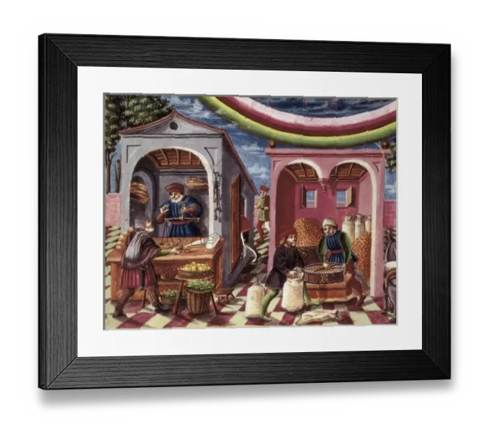 Framed Print : DE PREDIS, Cristoforo (1440-1486). De Sphaera Framed Print : DE PREDIS, Cristoforo (1440-1486). De Sphaera