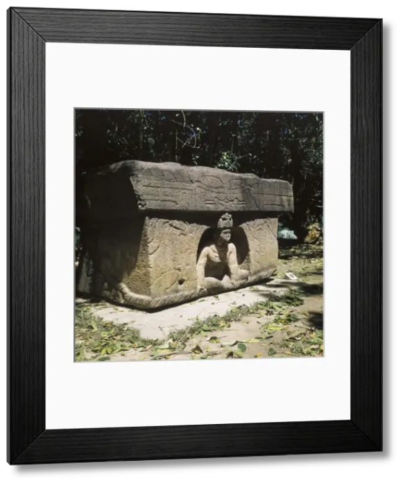 Framed Print : MEXICO. TABASCO. Villahermosa. Parque-Museo de Framed Print : MEXICO. TABASCO. Villahermosa. Parque-Museo de