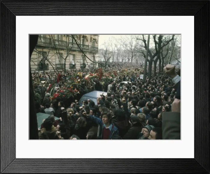 Framed Print : SPAIN. Madrid. Funeral of five Labour lawyers Framed Print : SPAIN. Madrid. Funeral of five Labour lawyers