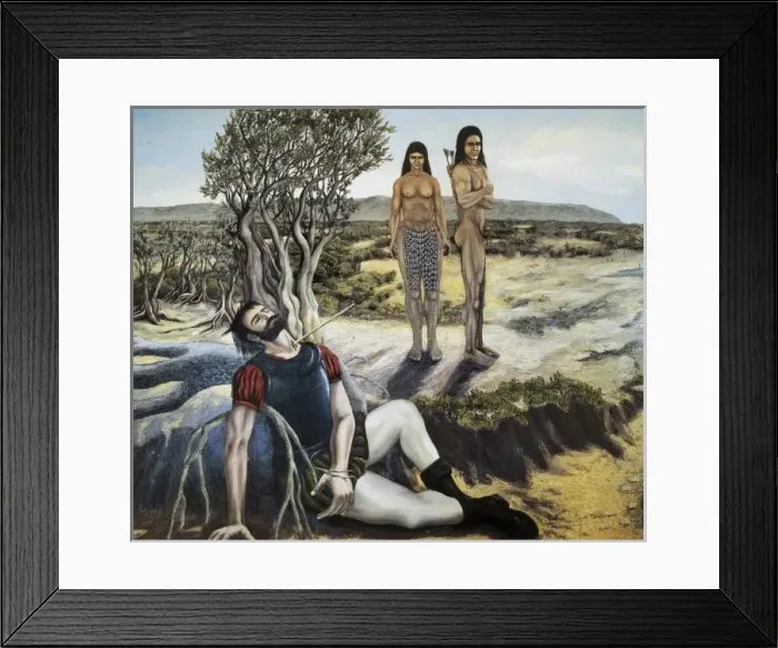 Framed Print : Death of Fortuny Jim鮥z Bertadorriving Framed Print : Death of Fortuny Jim鮥z Bertadorriving