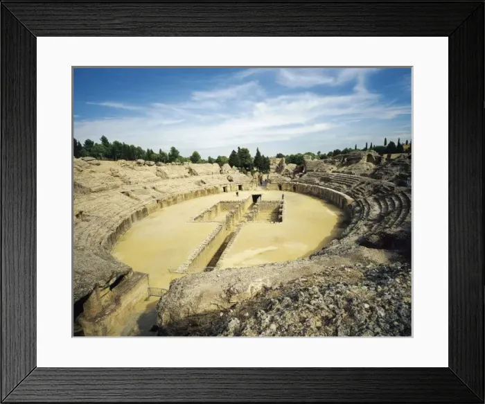 Framed Print : SPAIN. ANDALUSIA. SEVILLA. Santiponce. Italica Framed Print : SPAIN. ANDALUSIA. SEVILLA. Santiponce. Italica