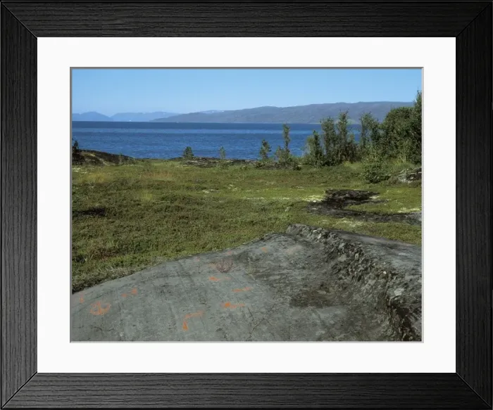 Framed Print : NORWAY. FINNMARK. Alta. Rock paintings of Alta Framed Print : NORWAY. FINNMARK. Alta. Rock paintings of Alta