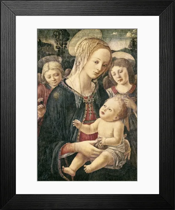 Framed Print : Lippi, Fra Filippino (1406-1469). Virgin Framed Print : Lippi, Fra Filippino (1406-1469). Virgin