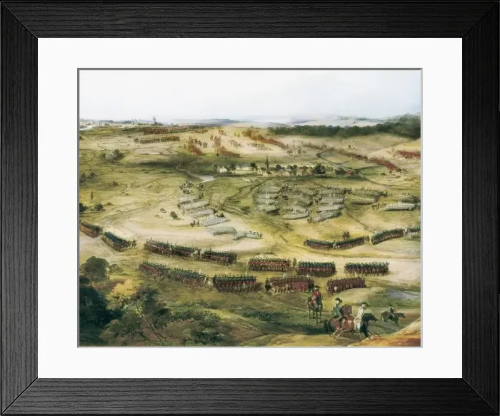 Framed Print : Seven Years War (1756-1763). Battle of Hamstenbeck Framed Print : Seven Years War (1756-1763). Battle of Hamstenbeck