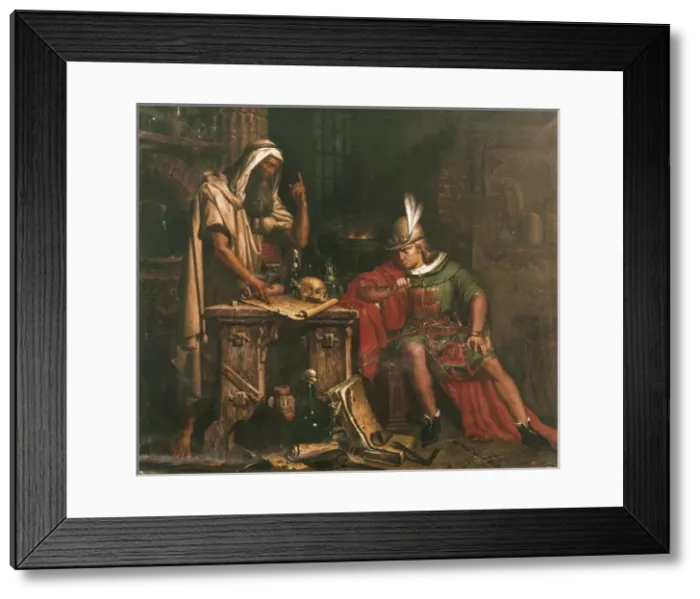 Framed Print : Don Pedro el Cruel consultando un hor󳣯po (Peter