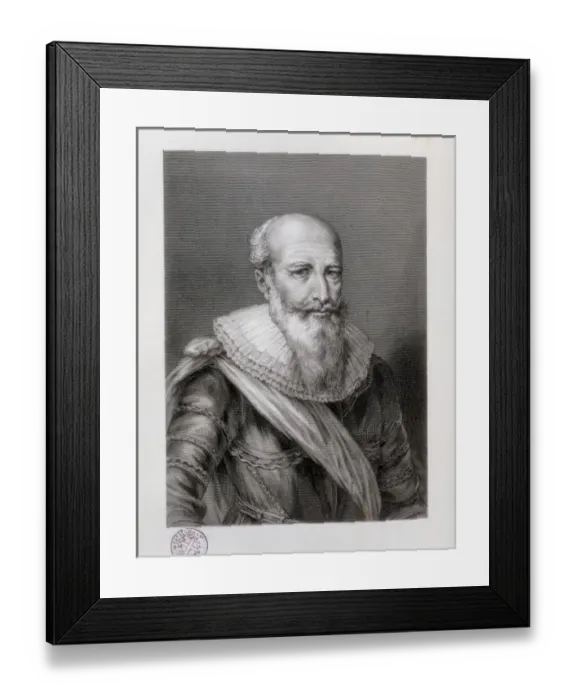 Framed Print : SULLY, Maximilien de B鴨une, duke de (1560-1641) Framed Print : SULLY, Maximilien de B鴨une, duke de (1560-1641)