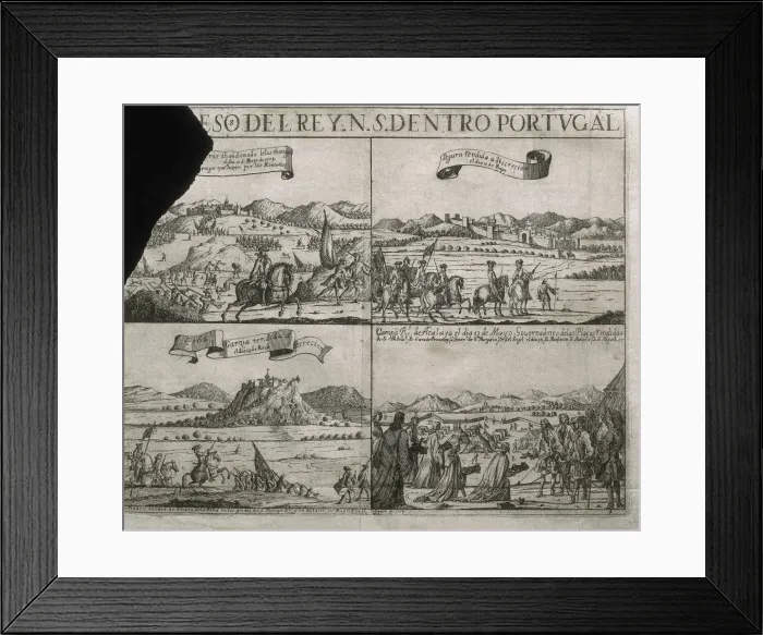 Framed Print : Spain (1704). War of the Spanish Succession
