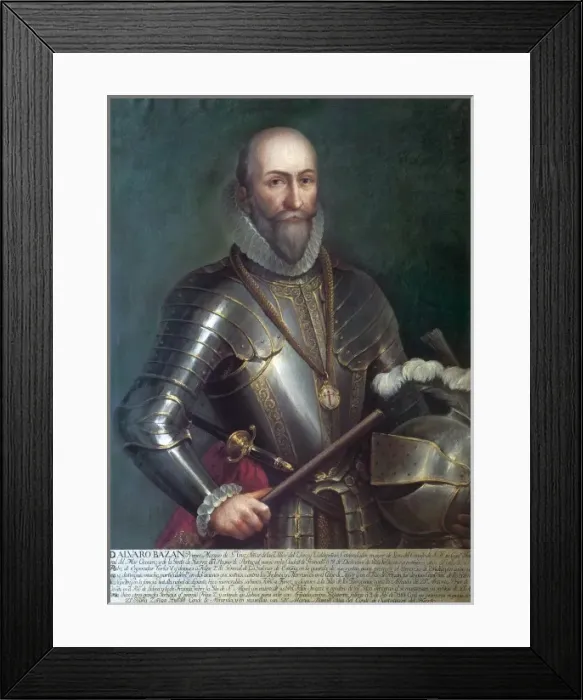 Framed Print : Santa Cruz, Alvaro de Bazan, Marques de (1526-1588) Framed Print : Santa Cruz, Alvaro de Bazan, Marques de (1526-1588)