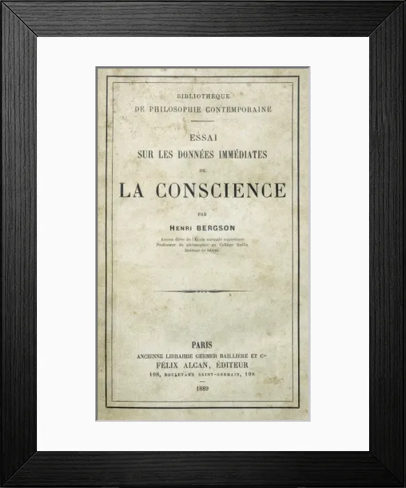 Framed Print : BERGSON, Henri Louis (1859-1941). French philosopher Framed Print : BERGSON, Henri Louis (1859-1941). French philosopher