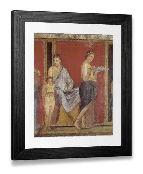 Framed Print : Initiation into the mysterious Dionysion cult Framed Print : Initiation into the mysterious Dionysion cult
