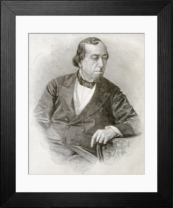 Framed Print : DISRAELI, Benjamin, Count of Beaconsfield (1804-1881) Framed Print : DISRAELI, Benjamin, Count of Beaconsfield (1804-1881)