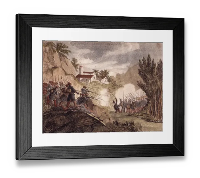 Framed Print : Spain. First Carlist War. Military action close Framed Print : Spain. First Carlist War. Military action close