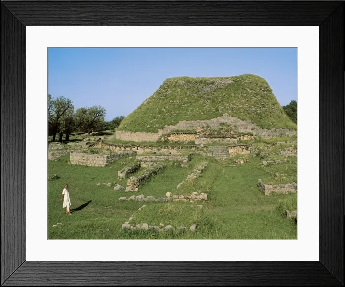 Framed Print : PAKISTAN. PUNJAB. Taxila. Remains of the city Framed Print : PAKISTAN. PUNJAB. Taxila. Remains of the city