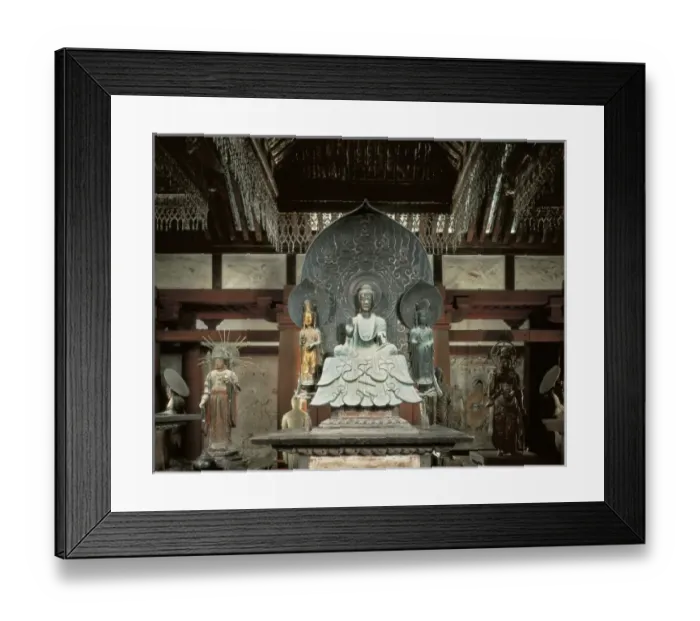 Framed Print : JAPAN. HONSHU. NARA. Irakuga. Horyuji Temple Framed Print : JAPAN. HONSHU. NARA. Irakuga. Horyuji Temple