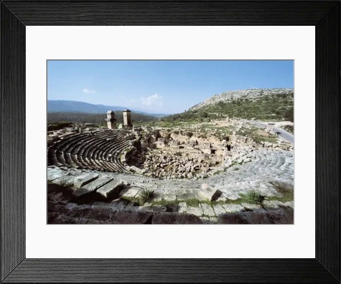Framed Print : Turkey. Mediterranean Coast. Antalya. Xanthus Framed Print : Turkey. Mediterranean Coast. Antalya. Xanthus