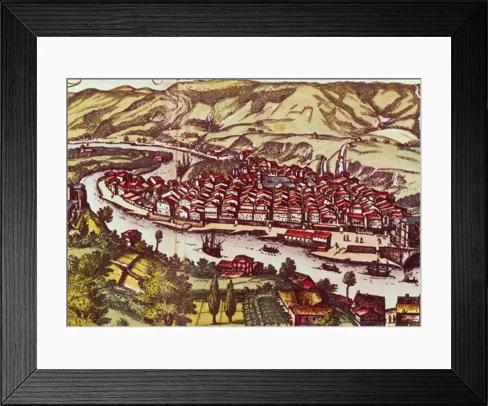 Framed Print : ORTELIUS, Abraham (1527-1598); BRAUN, George Framed Print : ORTELIUS, Abraham (1527-1598); BRAUN, George
