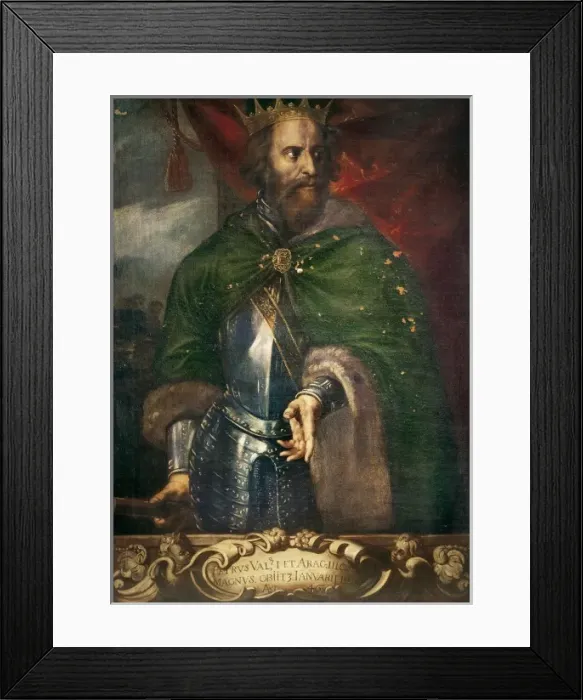 Framed Print : Peter III The Great (1240-1285). King of Aragon Framed Print : Peter III The Great (1240-1285). King of Aragon
