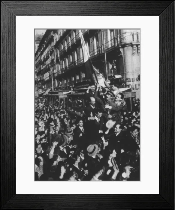 Framed Print : SPAIN. Madrid. Spain. 2nd Republic (1931-1936) Framed Print : SPAIN. Madrid. Spain. 2nd Republic (1931-1936)