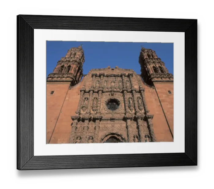 Framed Print : Zacatecas Cathedral. 1730-1760. MEXICO. Zacatecas