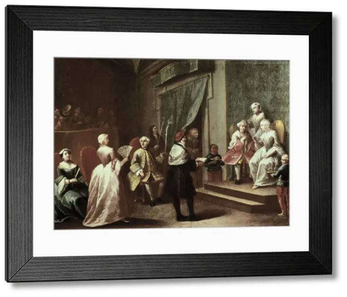 Framed Print : LONGHI, Pietro Falca, called Pietro (1702-1785) Framed Print : LONGHI, Pietro Falca, called Pietro (1702-1785)