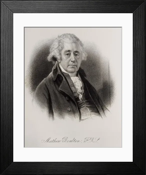 Framed Print : BOULTON, Matthew (1728-1809). English engineer Framed Print : BOULTON, Matthew (1728-1809). English engineer