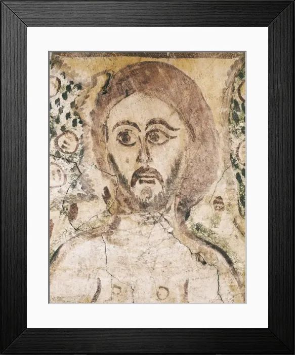 Framed Print : Adam and Eve. 10th c. Coptic art. Fresco. EGYPT Framed Print : Adam and Eve. 10th c. Coptic art. Fresco. EGYPT