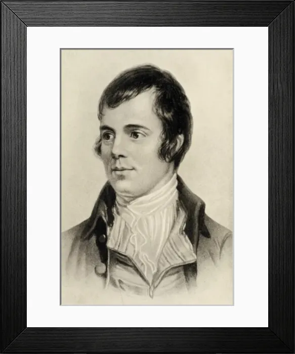 Framed Print : BURNS, Robert (1759-1796). Scottish romantic Framed Print : BURNS, Robert (1759-1796). Scottish romantic
