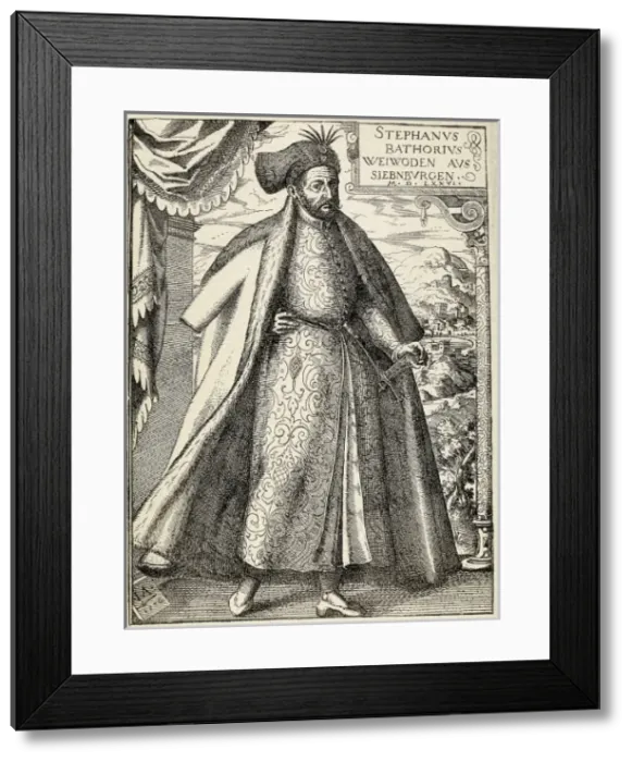 Framed Print : ESTEBAN I BATHORY (1533-1586). King of Poland Framed Print : ESTEBAN I BATHORY (1533-1586). King of Poland