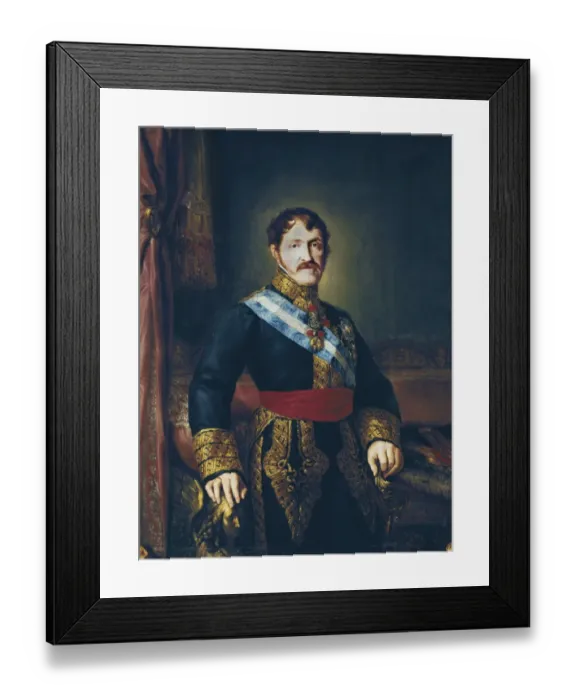 Framed Print : LOPEZ Y PORTAс, Vicente (1772-1850). Portrait Framed Print : LOPEZ Y PORTAс, Vicente (1772-1850). Portrait