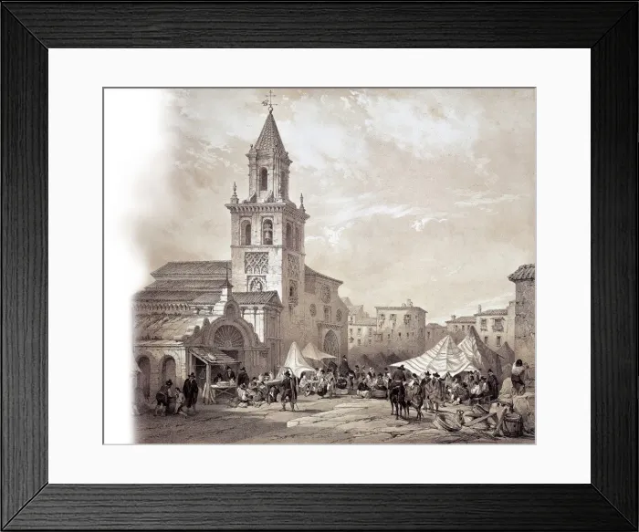 Framed Print : PEREZ VILLaMIL, Jenaro (1807-1854). Espart Framed Print : PEREZ VILLaMIL, Jenaro (1807-1854). Espart