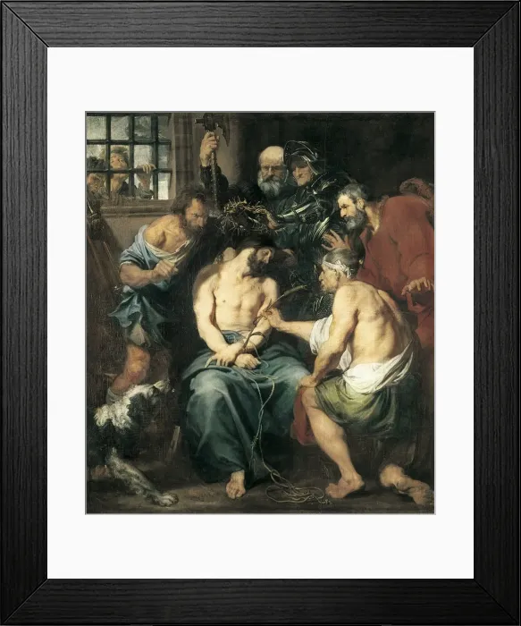 Framed Print : VAN DYCK, Sir Anthony (1599-1641). The Crowning Framed Print : VAN DYCK, Sir Anthony (1599-1641). The Crowning