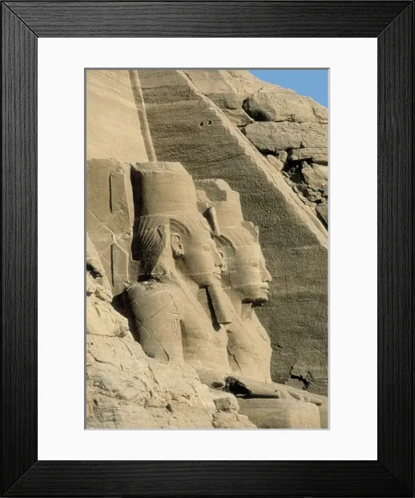 Framed Print : Great Temple of Rameses II. EGYPT. ASWAN. Abu Framed Print : Great Temple of Rameses II. EGYPT. ASWAN. Abu