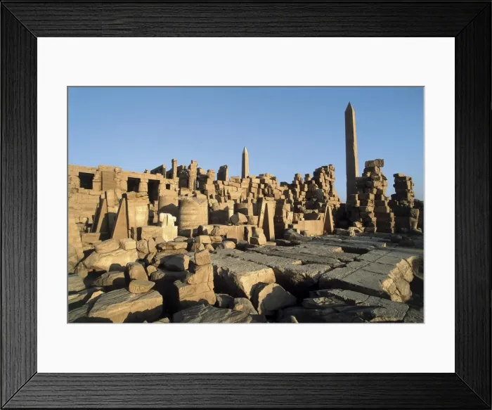 Framed Print : Great Temple of Amon-Re. 16th-4th c. BC. EGYPT Framed Print : Great Temple of Amon-Re. 16th-4th c. BC. EGYPT