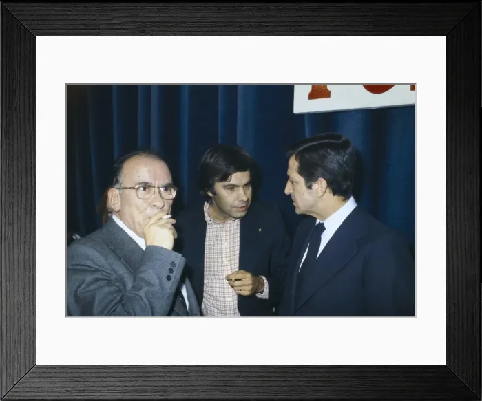 Framed Print : Spain (1978). Transition to democracy. Meeting Framed Print : Spain (1978). Transition to democracy. Meeting